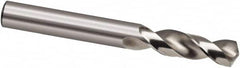 Guhring - 12mm 130° Spiral Flute High Speed Steel Screw Machine Drill Bit - Bright Finish, Right Hand Cut, 51mm Flute Length, 102mm OAL, Cone Relief Point, Straight Shank - Exact Tooling