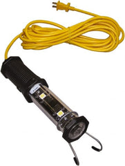 Made in USA - 120 VAC, 4 Watt, Electric, LED Portable Handheld Work Light - 25' Cord, 1 Head - Exact Tooling