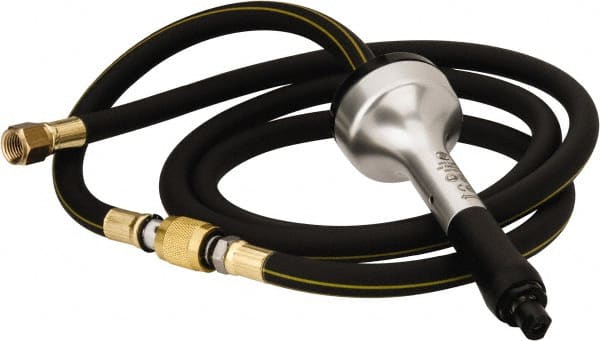 PRO-SOURCE - 1/8" Collet, Straight Handle, Air Straight Die Grinder - 65,000 RPM, Rear Exhaust, 1.71 CFM, 0.55 hp, 90 psi, 1/4 NPT Inlet - Exact Tooling