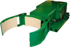 Valley Craft - 2,000 Lb Load Capacity, 30, 55 & 85 Gal Forklift Drum Rotator - Steel Wheels - Exact Tooling