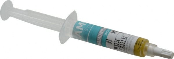 AMPLEX - 5 g Diamond Grit Compound - Grade 3, Yellow, For Super Finishing - Exact Tooling