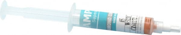 AMPLEX - 5 g Diamond Grit Compound - Grade 3, Orange, For Super Finishing - Exact Tooling