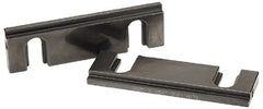 Snap Jaws - 6" Wide x 1-3/4" High x 1/2" Thick, Step Vise Jaw - Steel, Fixed Jaw, Compatible with 6" Vises - Exact Tooling
