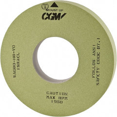 Camel Grinding Wheels - 20" Diam x 8" Hole x 3" Wide Centerless & Cylindrical Grinding Wheel - 80 Grit, Aluminum Oxide, Type 1, Vitrified Bond, No Recess - Exact Tooling