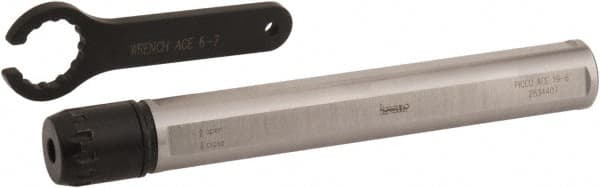 Iscar - 0.236" ID x 3/4" OD Boring & Grooving Bar Holders - 3.397" OAL, 0.57" Head Diam, Through Coolant, Series PICCO - Exact Tooling