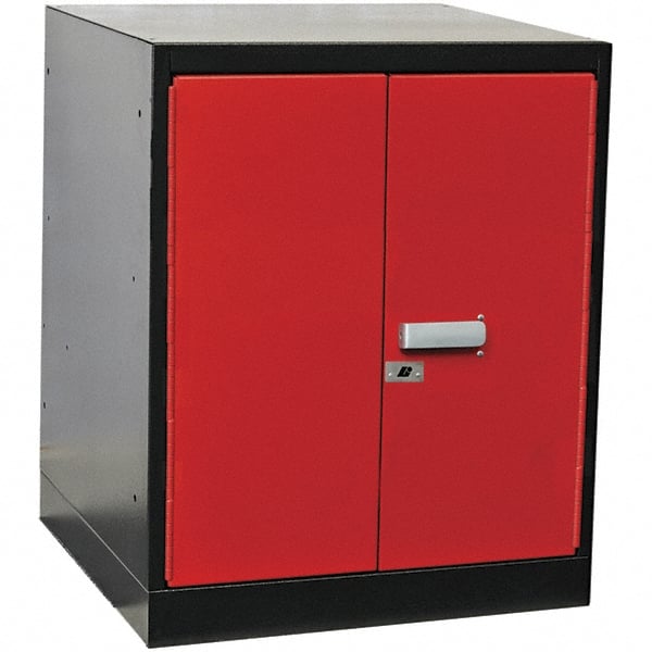 Hallowell - Steel Workbench & Workstation Pedestal - 24" Deep, 32" High, Use with Fort Knox Modular Utility Storage & Workbench System - Exact Tooling