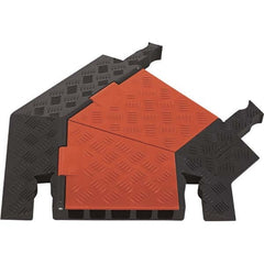 Checkers - On Floor Cable Covers Cover Material: Polyurethane Number of Channels: 5 - Exact Tooling