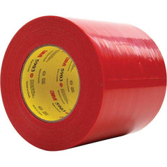 3M - 60 Yd x 5" x 7.5 mil Red Polyethylene Cloth Duct Tape - Exact Tooling
