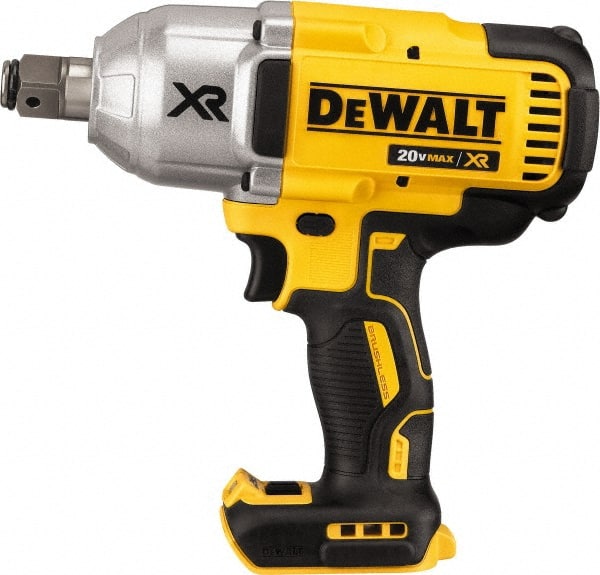 DeWALT - 3/4" Drive 20 Volt Mid-Handle Cordless Impact Wrench & Ratchet - 400/900/1,200 RPM, 0 to 2,400 BPM, 700 Ft/Lb Torque, Lithium-Ion Batteries Not Included - Exact Tooling