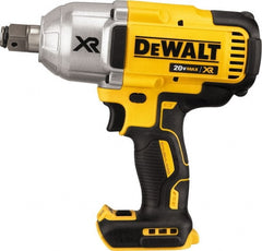 DeWALT - 3/4" Drive 20 Volt Mid-Handle Cordless Impact Wrench & Ratchet - 400/900/1,200 RPM, 0 to 2,400 BPM, 700 Ft/Lb Torque, Lithium-Ion Batteries Not Included - Exact Tooling
