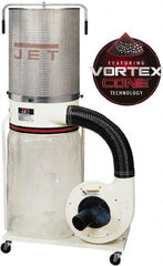 Jet - 2µm, Portable Dust Collector - 1,100 CFM Air Flow - Exact Tooling