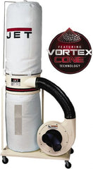 Jet - 30µm, Portable Dust Collector - 1,100 CFM Air Flow - Exact Tooling