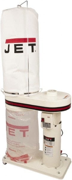 Jet - 5µm, Portable Dust Collector - 650 CFM Air Flow - Exact Tooling