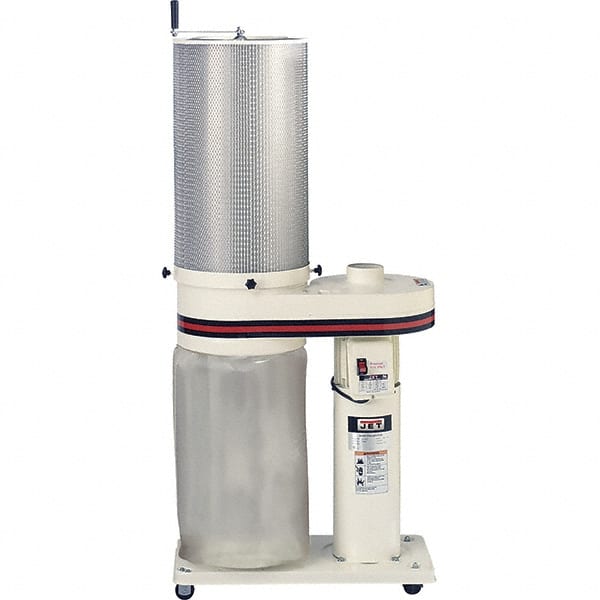 Jet - 2µm, Portable Dust Collector - 650 CFM Air Flow - Exact Tooling