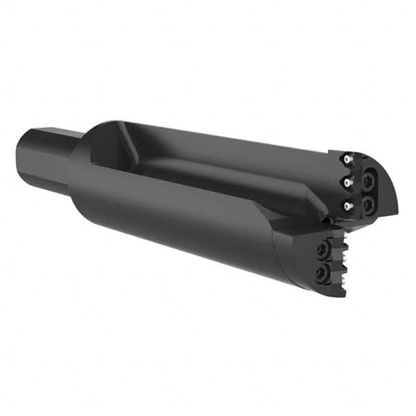 Allied Machine and Engineering - 8-31/64" Max Drill Depth, 2.5xD, 81.3mm Diam, Indexable Insert Drill - Exact Tooling