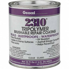 Geocel - 32 oz Can Brushable Repair Trypolymer Sealant - Clear - Exact Tooling