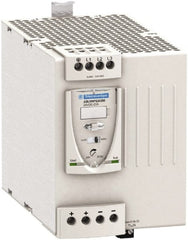 Schneider Electric - 480 Watt, 20 Amp, 380 to 500 VAC Input, 24 VDC Output, DIN Rail Power Supply - Screw Connection, 165mm Wide x 155mm Deep x 143mm High, 92-100% Efficiency, Green LED Output, Red LED Output - Exact Tooling