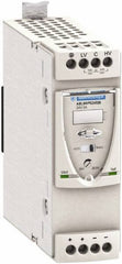 Schneider Electric - 72 Watt, 3 Amp, 100 to 120 VAC, 200 to 500 VAC Input, 24 VDC Output, DIN Rail Power Supply - Screw Connection, 165mm Wide x 155mm Deep x 143mm High, 87-100% Efficiency, Green LED Output, Red LED Output - Exact Tooling