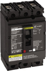 Square D - 600 VAC, 150 Amp, Automatic Molded Case Switch - 3 Pole, 100 at 480 VAC, 125 at 240 VAC, 50 at 600 VAC kA Interrupting Rating x 4.12 Inch Wide x 4.36 Inch Deep x 6.4 Inch High - Exact Tooling