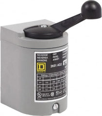 Square D - NEMA, Enclosed Manual Motor Starter - 1-1/2 hp at 115 VAC, 2 hp at 200 VAC, 2 hp at 230 VAC & 2 hp at 575 VAC, CSA LR25490 Class 3211 05, NEMA 1 & UL Listed File E42243 CCN NLRV - Exact Tooling