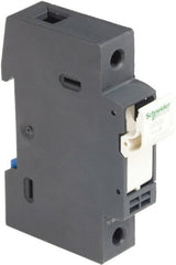 Schneider Electric - 1 Pole, 600 Volt, 32 Amp, DIN Rail Mount Fuse Holder - Compatible with 38mm Long x 17mm Wide and 10mm Diameter Fuse - Exact Tooling