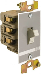 Square D - 2 Poles, 30 Amp, Open Toggle Manual Motor Starter - 1 hp at 90 VDC, 1-1/2 hp at 230 VDC, 2 hp at 115 VAC, 2 hp at 115 VDC, 2 hp at 230 VAC, 3 hp at 460 VAC & 3 hp at 575 VAC, CE, CSA & UL Recognized - Exact Tooling