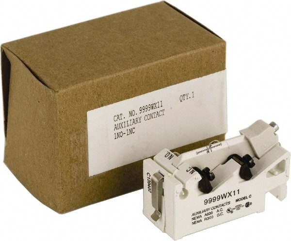 Square D - Contactor Auxiliary Contact - For Use with Class 8502 Type WF/WG/WH Contactor - Exact Tooling