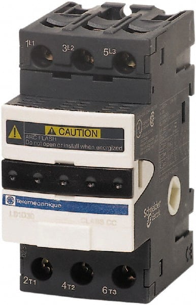 Schneider Electric - 600 VAC, 30 Amp, DIN Rail and Panel Mount Fuse Holder - Compatible with CC Class, and 45mm Diameter Fuse - Exact Tooling