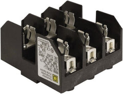Square D - 3 Pole, 600 Volt, 30 Amp, Surface Mount Fuse Holder - Compatible with CC Class Fuse - Exact Tooling