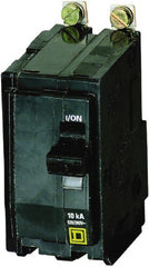Square D - 15 Amp, 240 VAC, 2 Pole, Bolt On Miniature Circuit Breaker - 14-8 AWG - Exact Tooling
