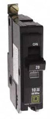 Square D - 25 Amp, 240 VAC, 1 Pole, Bolt On Miniature Circuit Breaker - 14-8 AWG - Exact Tooling