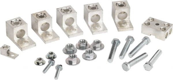 Square D - 6, 14-2, 14-2/0 AWG, Mechanical Transformer Lug Kit - For Use with Single Phase Primary and Secondary Transformers, Three Phase Delta with Center Tap, Three Phase Wye Secondary Transformers - Exact Tooling