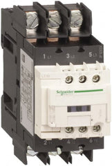 Schneider Electric - 3 Pole, 120 Coil VAC at 50/60 Hz, 65 Amp at 440 VAC, Nonreversible IEC Contactor - CCC, CSA, CSA C22.2 No. 14, EN/IEC 60947-4-1, EN/IEC 60947-5-1, GOST, RoHS Compliant, UL 508, UL Listed - Exact Tooling