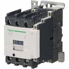 Schneider Electric - 3 Pole, 120 Coil VAC at 50/60 Hz, 65 Amp at 440 VAC and 80 Amp at 440 VAC, Nonreversible IEC Contactor - Exact Tooling