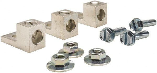 Square D - 14-1/0 AWG, Mechanical Transformer Lug Kit - For Use with Single Phase Primary, Single Phase Secondary, Three Phase Delta Primary and Three Phase Delta Secondary Transformers - Exact Tooling