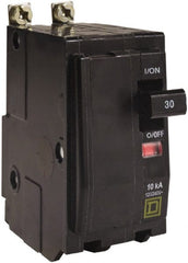 Square D - 25 Amp, 240 VAC, 2 Pole, Bolt On Miniature Circuit Breaker - 14-8 AWG - Exact Tooling