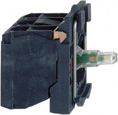 Schneider Electric - 110-120 V Orange Lens LED Indicating Light - Screw Clamp Connector, Vibration Resistant - Exact Tooling