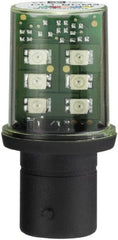 Schneider Electric - Yellow, Visible Signal Replacement LED Bulb - For Use with Beacon, Indicator Bank - Exact Tooling