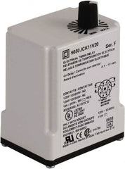 Square D - DPDT Time Delay Relay - 10 Contact Amp, 12 VAC/VDC - Exact Tooling