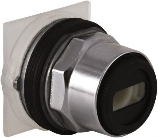 Schneider Electric - 30mm Mount Hole, 2 Position, Pushbutton Operated, Selector Switch Only - Maintained (MA), without Contact Blocks, Weatherproof and Dust and Oil Resistant - Exact Tooling