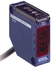 Telemecanique Sensors - Cable Connector, 15m Nominal Distance, Shock and Vibration Resistant, Retroreflective Photoelectric Sensor - 12 to 24 VDC, 250 Hz, PBT, 50mm Long x 18mm Wide x 50mm High - Exact Tooling