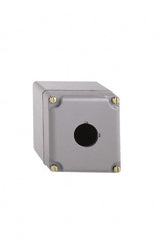 Schneider Electric - 1 Hole, 30mm Hole Diameter, Aluminum Pushbutton Switch Enclosure - 1, 3, 4, 6, 12, 13 NEMA Rated - Exact Tooling
