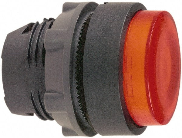 Schneider Electric - 22mm Mount Hole, Extended Straight, Pushbutton Switch Only - Round, Red Pushbutton, Illuminated, Momentary (MO) - Exact Tooling