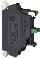 Schneider Electric - NC, Electrical Switch Contact Block - Spring Clamp Terminal - Exact Tooling