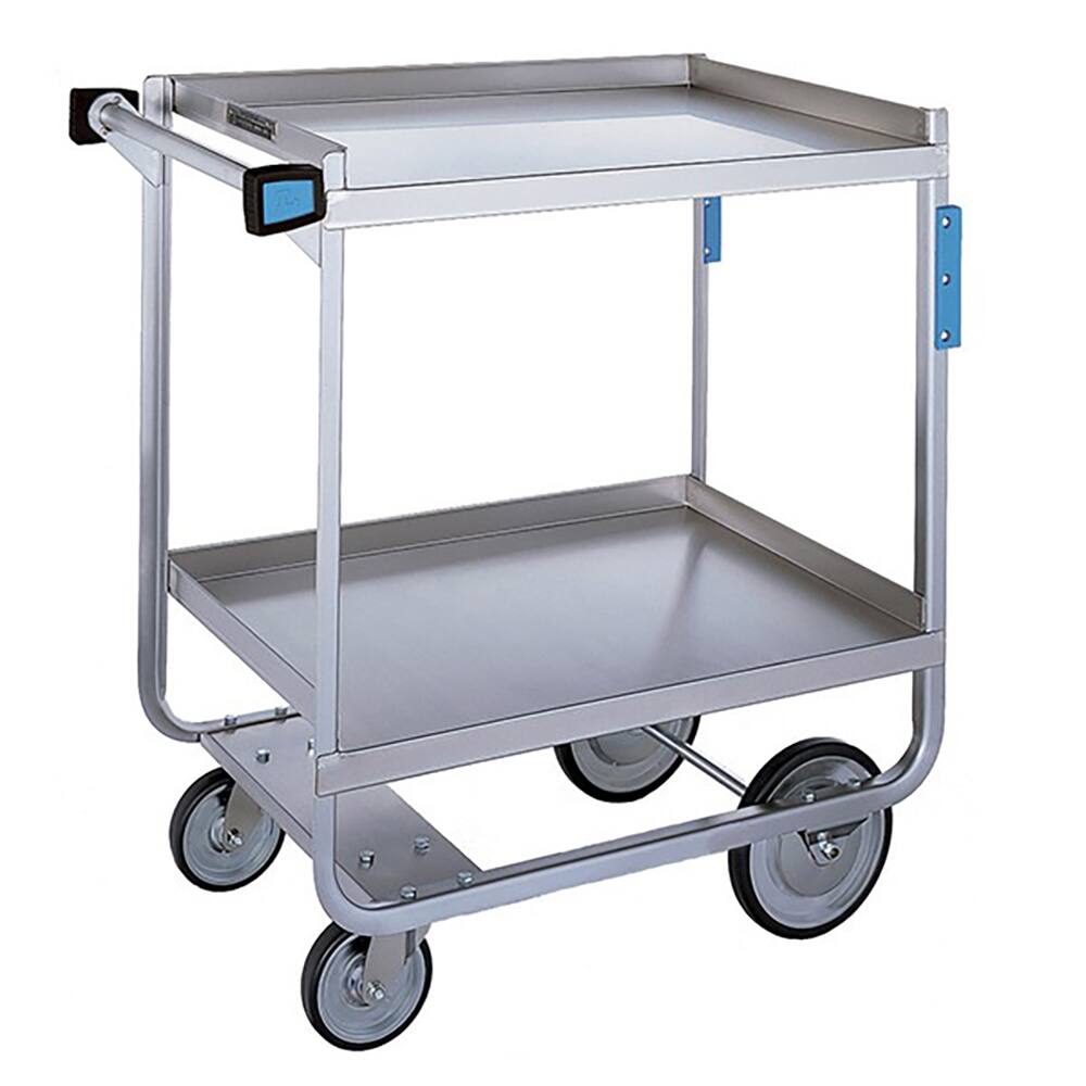 Lakeside - Carts; Type: Utility Cart ; Load Capacity (Lb.): 700.000 ; Number of Slots: 0 ; Number of Shelves: 2 ; Width (Inch): 19-3/8 ; Length (Inch): 32-5/8 - Exact Tooling