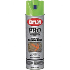 Krylon - 15 fl oz Green Marking Paint - Solvent Base Formula - Exact Tooling