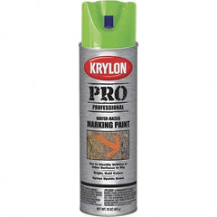 Krylon - 15 fl oz Green Marking Paint - Water Base Formula - Exact Tooling