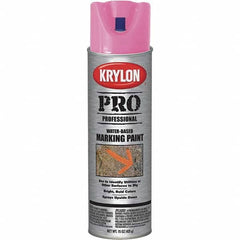 Krylon - 15 fl oz Red/Orange Marking Paint - Water Base Formula - Exact Tooling
