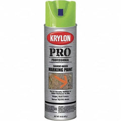 Krylon - 15 fl oz Green Marking Paint - Solvent Base Formula - Exact Tooling