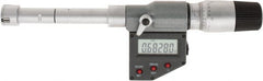 SPI - 0.65" to 0.8", IP65, Carbide Face Chrome Plated Finish, Electronic Inside Micrometer - 0.00005" Resolution, 0.00016" Accuracy, 80" Gage Depth - Exact Tooling